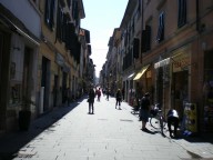 Il viale principale del centro storico
