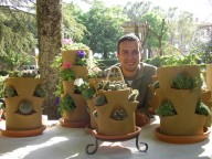 Davide Marsili ad una mostra-mercato