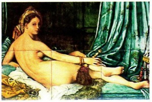 Riproduzione di affreschi su ceramica