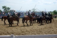 Un momento del carosello italiano