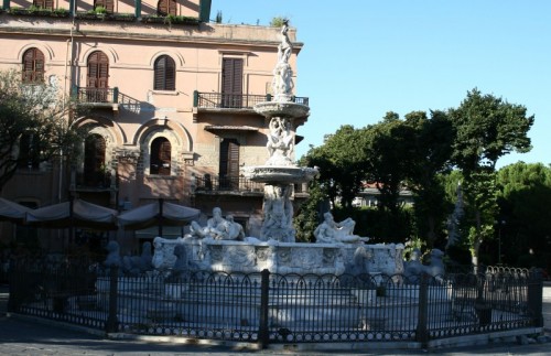 Messina - fontana in piazza Duomo