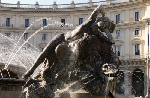 Roma - Piazza della Repubblica - Fontana delle Naiadi