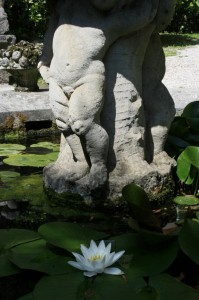 Fontana nel giardino del D’ANNUNZIO