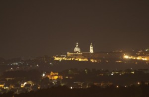 basilica di Loreto di notte