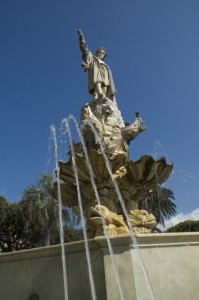 Fontana dedicata Cristoforo Colombo