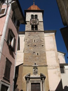 La Chiesa di San Ulderico tra le viuzze di Lavis