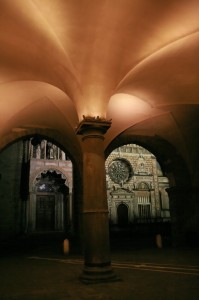 bergamo finestre su S.Maria Maggiore e Cappella Colleoni