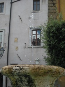 Gli spruzzi ed il tufo