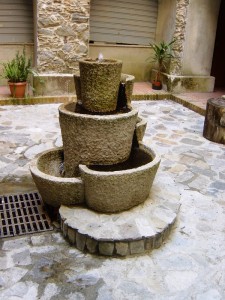 Fontana interno Santuario di Polsi
