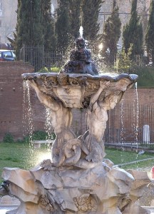 Fontana in Piazza Bocca della Verità