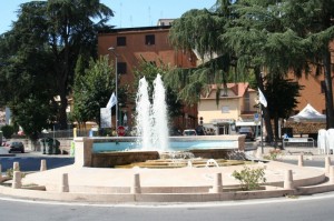 Fontana stradale a Valmontone