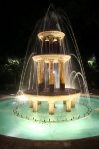 Fontana nel parco