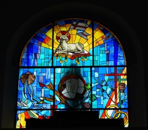 vetrata artistica Parrocchia dello Spirito Santo