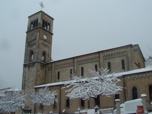 San Michele Arcangelo sotto la neve..