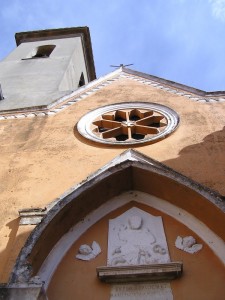 Chiesa di Santa Maria in Celsano - particolare facciata