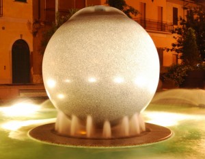 Fontana con palla
