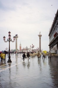 Pioggia a San Marco