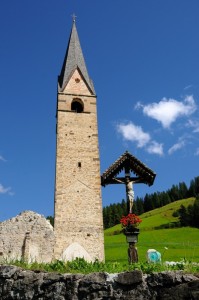 Campanile vecchia chiesetta di S.Genesio - La Valle (BZ)