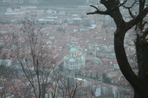 Duomo di Como visto dalla funicolare