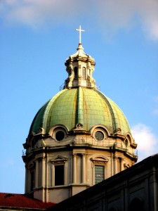 Barcellona Pozzo di Gotto - la Cupola della Basilica di San Sebastiano