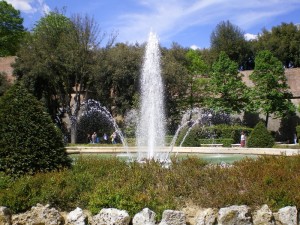 Fontana nel Parco della Rimembranza, Siena