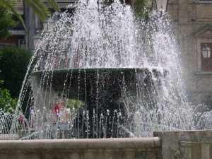 fontana in piazza rossetti
