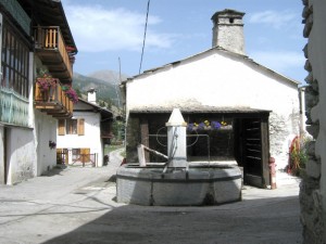 Ruà - la fontana a valle