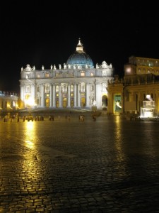 Piazza San Pietro Night.