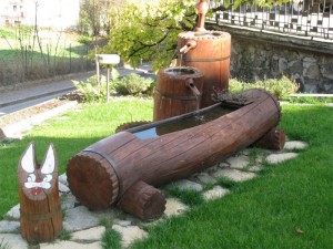 La fontana e il suo guardiano
