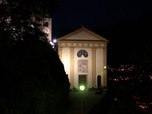 saint pierre - notturno della chiesetta
