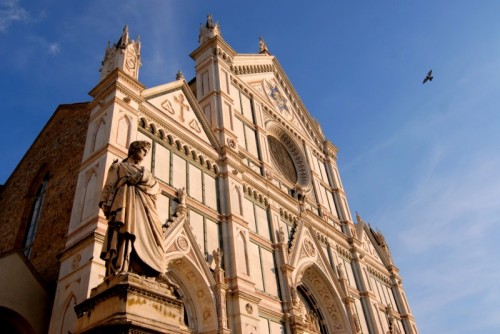 Firenze - la facciata di Santa Croce a Firenze