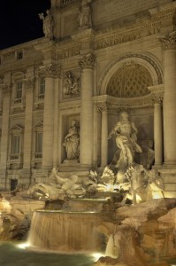 Fontana di Trevi by Night