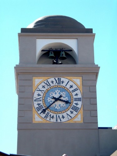 Capri - campanile piazzetta di capri Capri - campanile piazzetta di capri