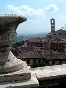 veduta dal terrazzo