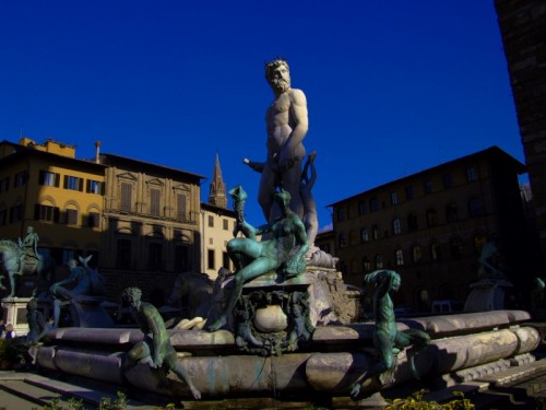 Firenze - il nettuno di  piazza signoria