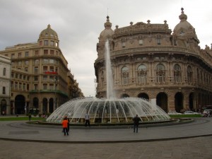 fontana di Piazza De Ferrari