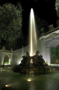 la fontana di luce