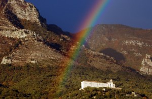 Arcobaleno al Convento del SS. Salvatore