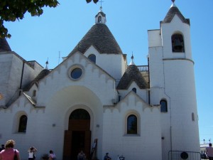 la chiesa a forma di trullo