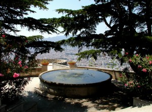 Fontana del Castello Utveggio a Palermo