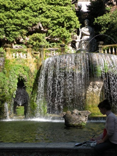 Tivoli - Villa d'Este: Fontana dell'Ovato
