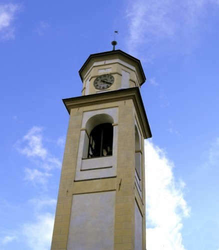 Livigno - campanile chiesa di livigno