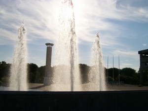 Fontana con torre