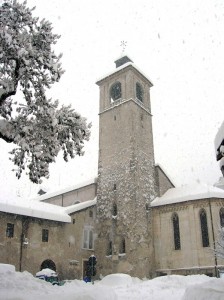 Niente messa, troppa neve