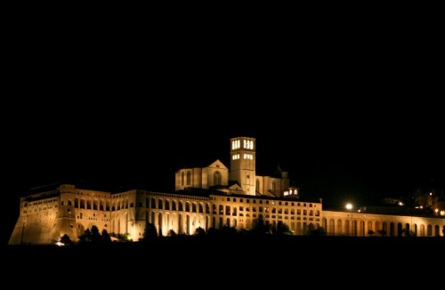Assisi - Panoramica Basilica di San Francesco 1