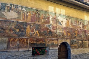 Giaglione - Gli affreschi di Santo Stefano
