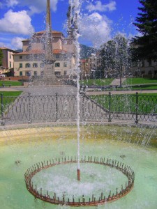 Fontana in piazza Garibaldi