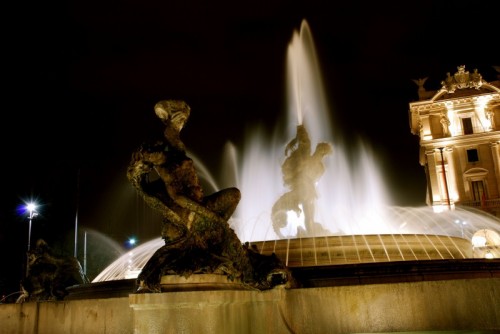 Roma - Fontana delle Naiadi Piazza della Repubblica la notte III