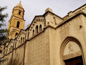 Alla patrona di Barcellona, nel centro di Cagliari