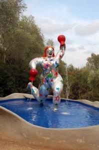 fontana nel Giardino dei tarocchi